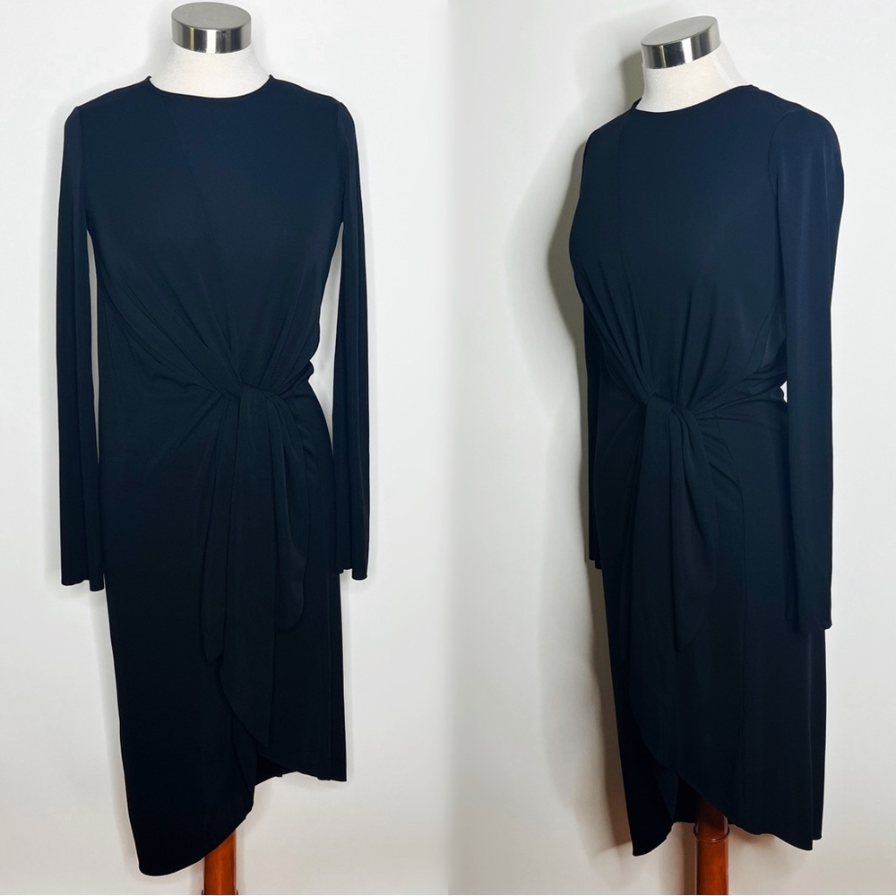 NWT ZARA Black Long Sleeve Dress Sz M